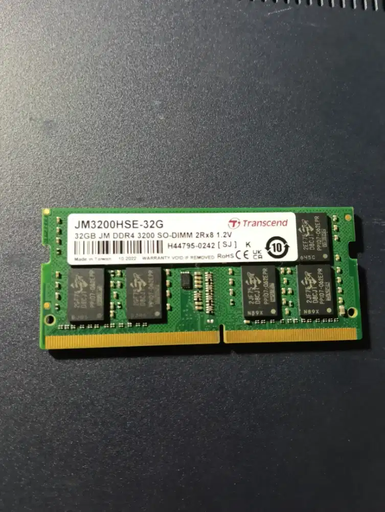 Ram laptop sodimm 32gb ddr4 Pc3200 transcend normal