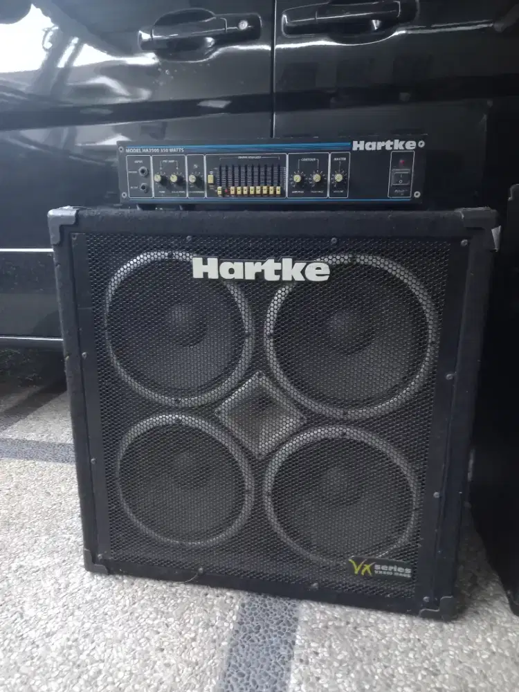 Amplifier bass amply Hartke HA3500 head cabinet 410 350watt