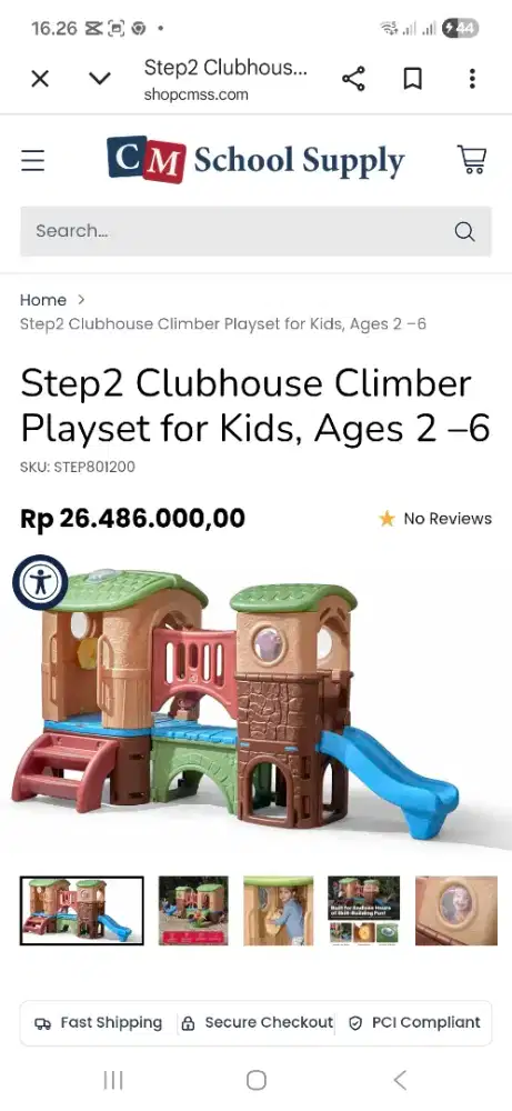 Step2 Clubhouse Climber Playset for Kids, Ages 2 –6