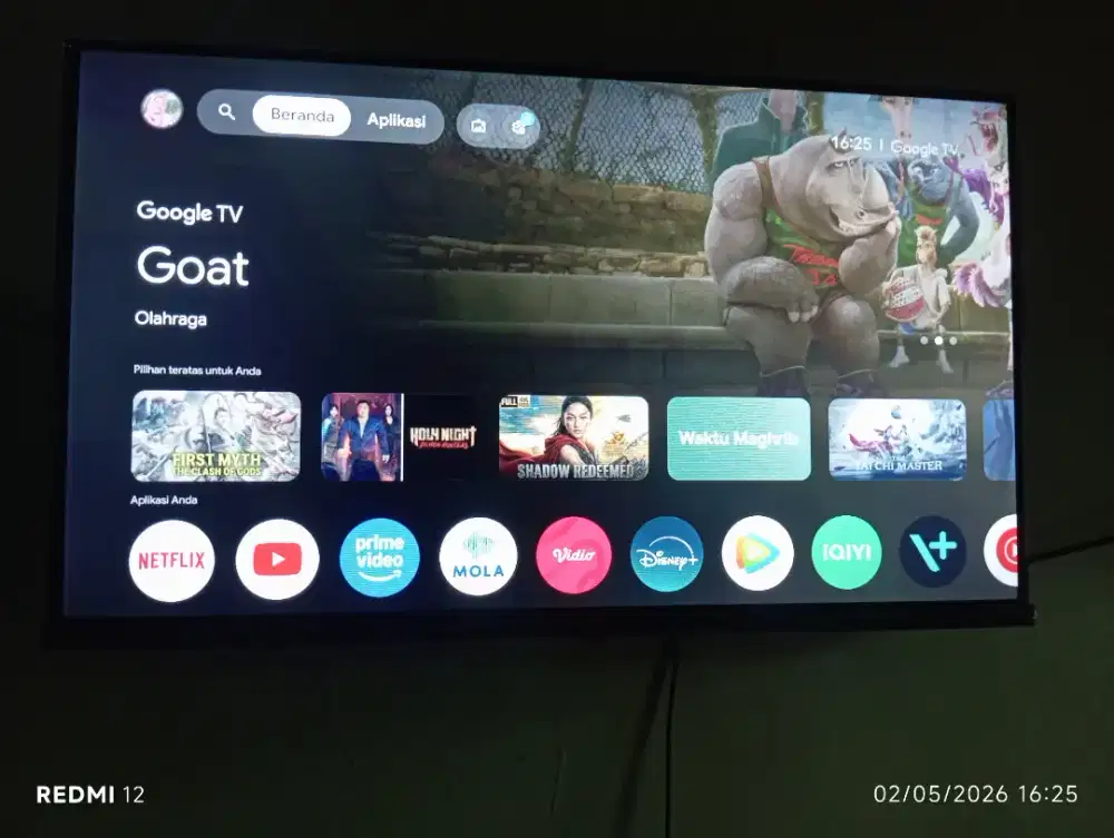 Polytron 32 Google TV baru 3 bln.. Garansi 5 th