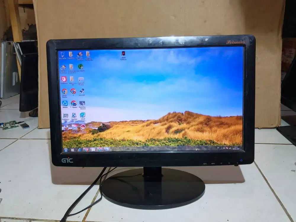 monitor led GTC 17 inc normal gambar bagus