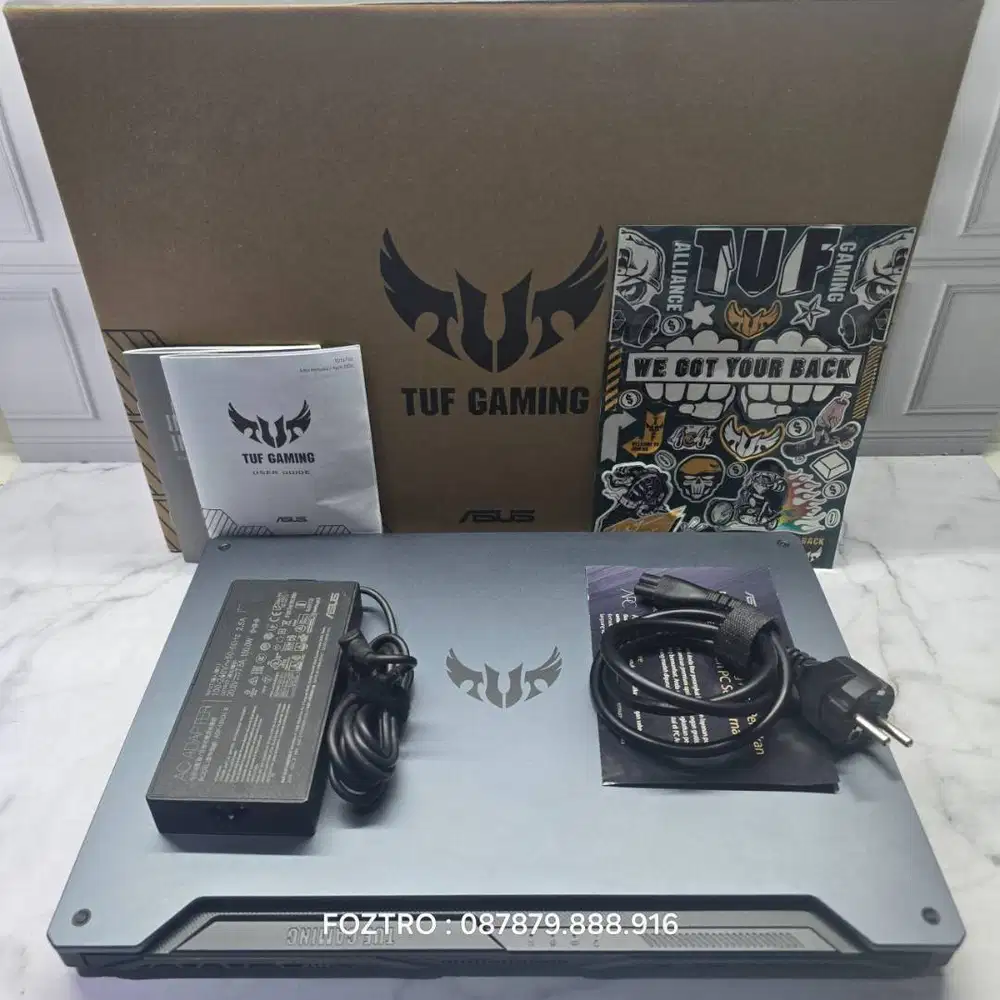 Laptop Asus Tuf Gaming FX506 Core i5 GEN10 GTX1650TI 16/512GB Fullset