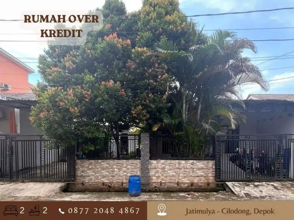 Jual Rumah Take Over LUAS144 dkt Alun alun GDC di Cilodong Depok