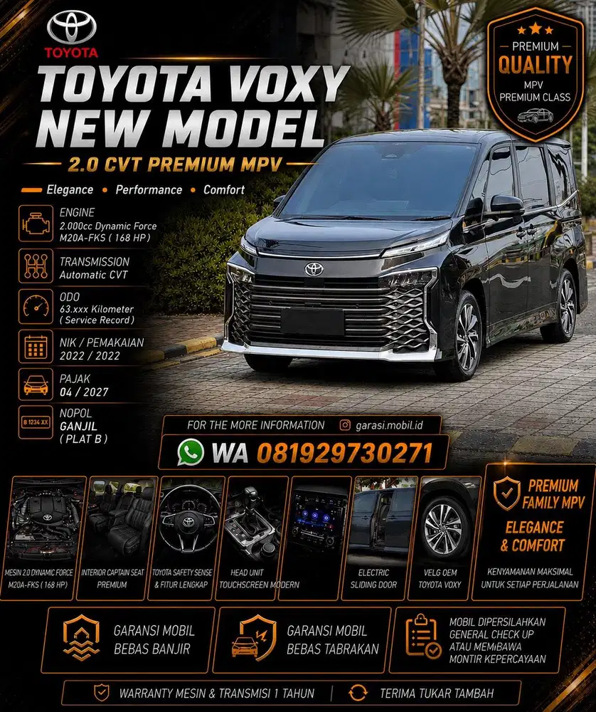 Toyota Voxy New Model 2.0 AT 2022