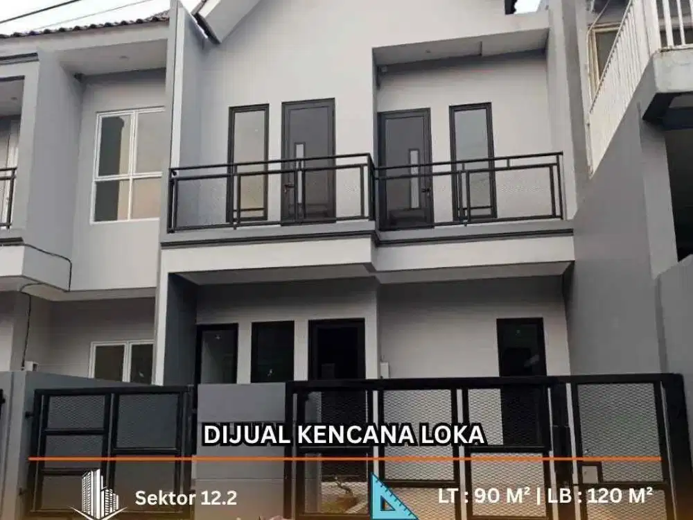 DIJUAL Rumah Kencana Loka Type Scandinavian Style