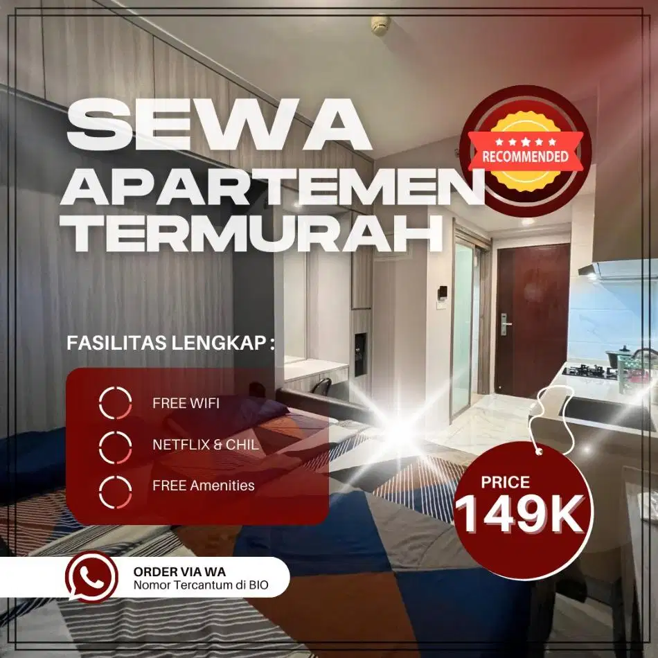 Sewa apartemen sayana harapan indah bekasi Harian/Transit Termurah