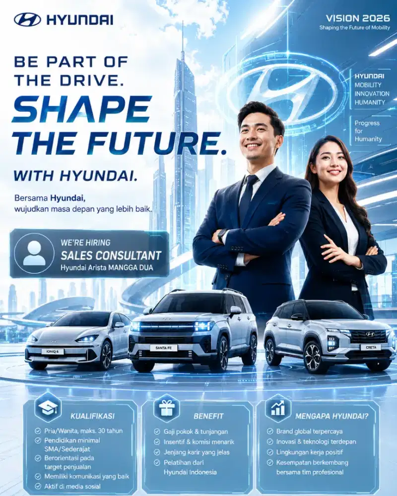 Loker Sales Mobil Hyundai