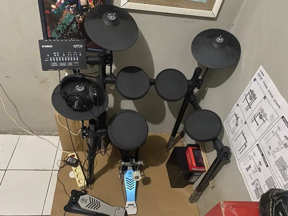 Drum Elektrik Yamaha DTX 452k Fullset