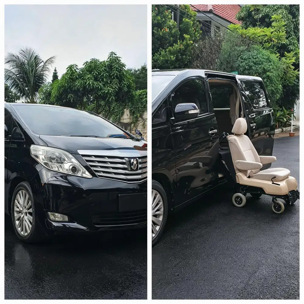 Alphard Welcab Kursi Roda CBU asli japan