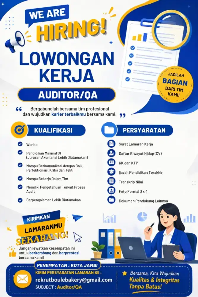 Lowker: AUDITOR, Kota Jambi