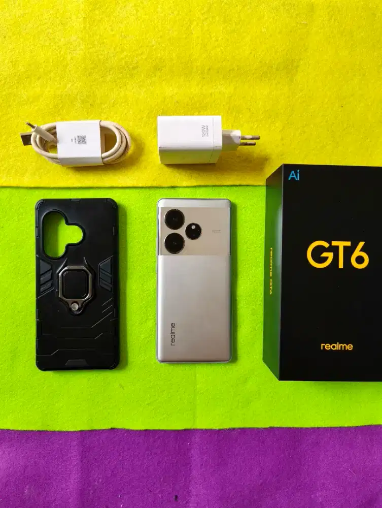 Realme GT 6 5G 12+12/256 | lengkap | No minus