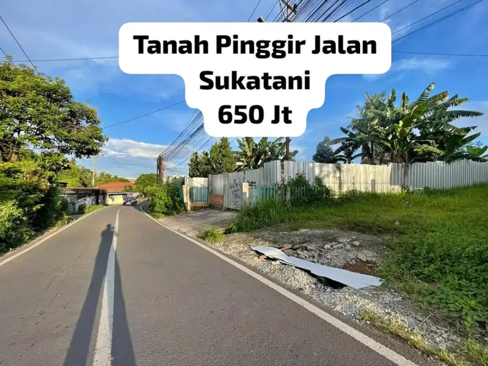 DIJUAL TANAH PINGGIR JALAN SUKATANI PALEMBANG