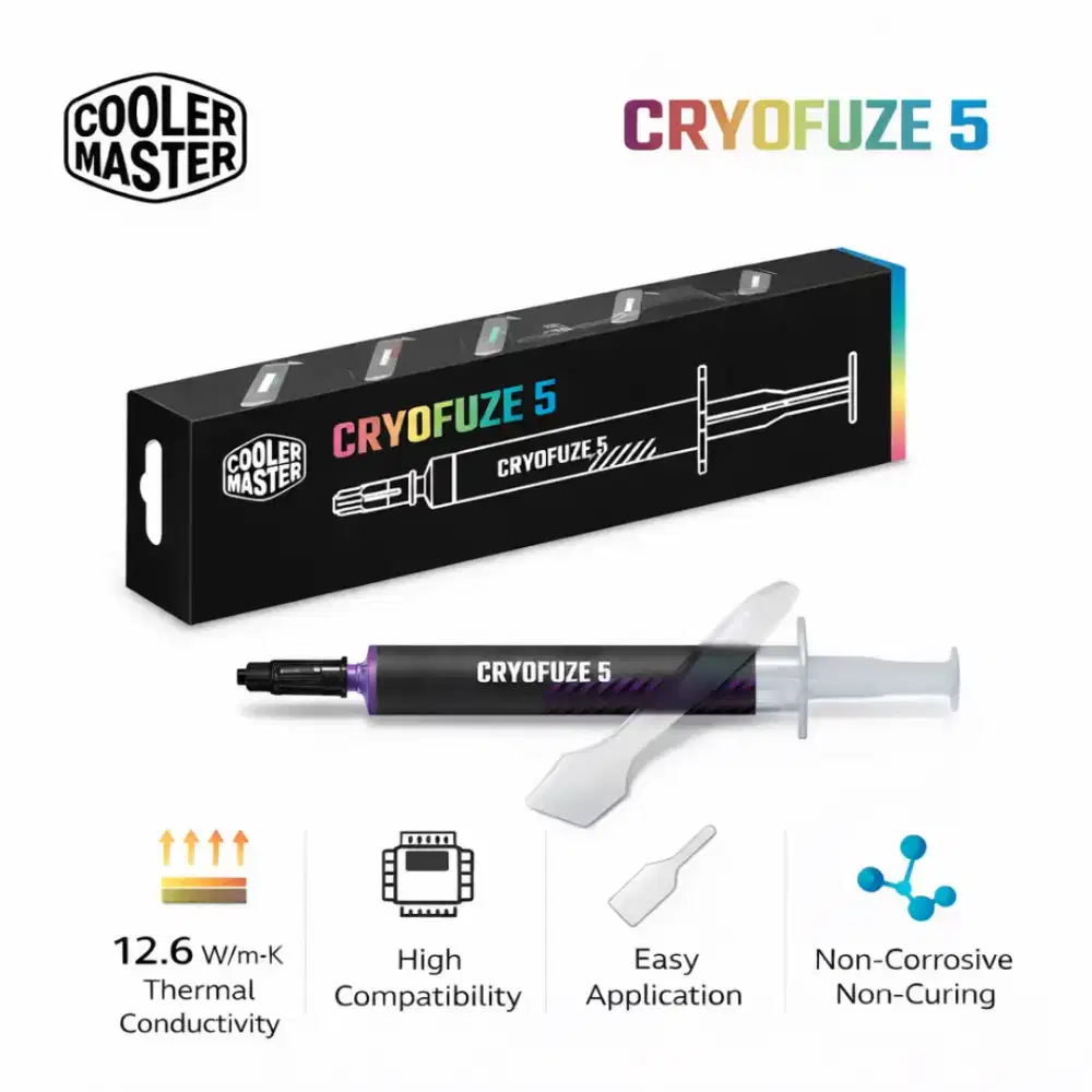 Cooler Master CryoFuze 5 Thermal Paste Pasta CPU Processor GPU VGA