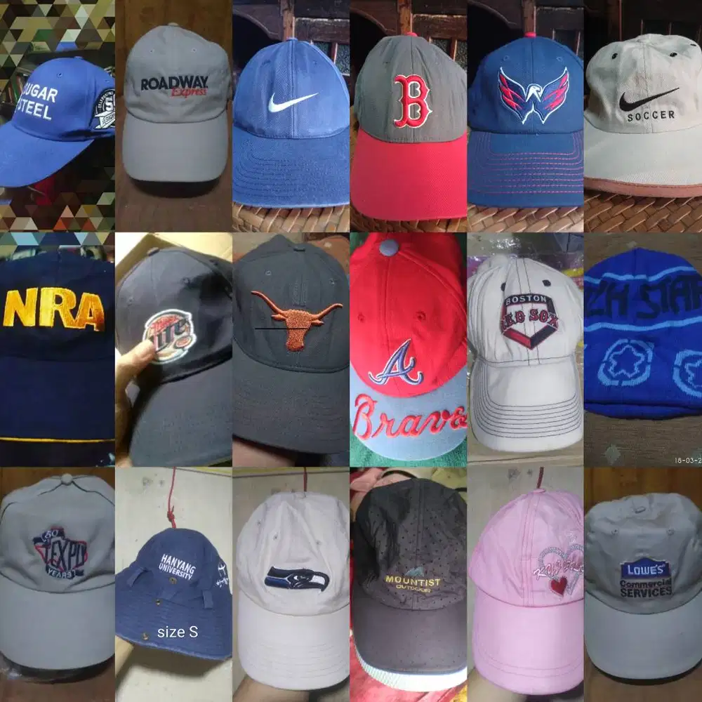 borongan topi seken