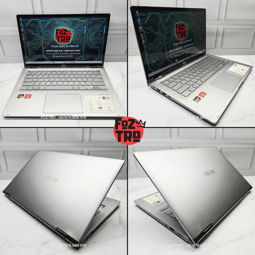 Ultrabook Laptop Asus Zenbook UX462 Ryzen 5 Vega8 RAM 8/512GB No Minus