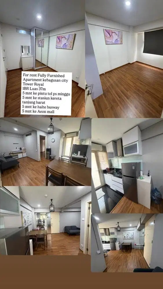 Di Sewakan Unit Istimewa Apartment Kebagusan City
