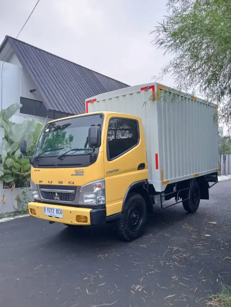 ISTIMEWA ! MITSUBISHI CANTER 2019 FE71 ENGKEL BOX BESI