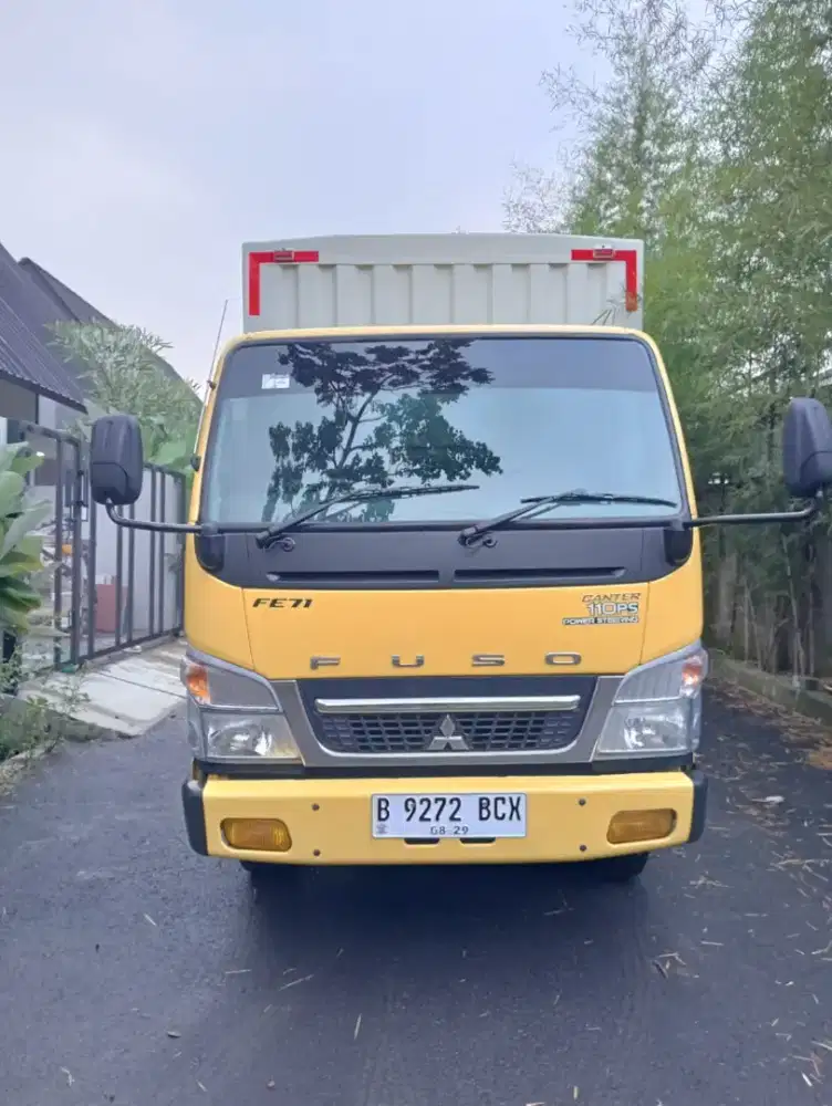 ISTIMEWA ! MITSUBISHI CANTER 2019 FE71 ENGKEL BOX BESI