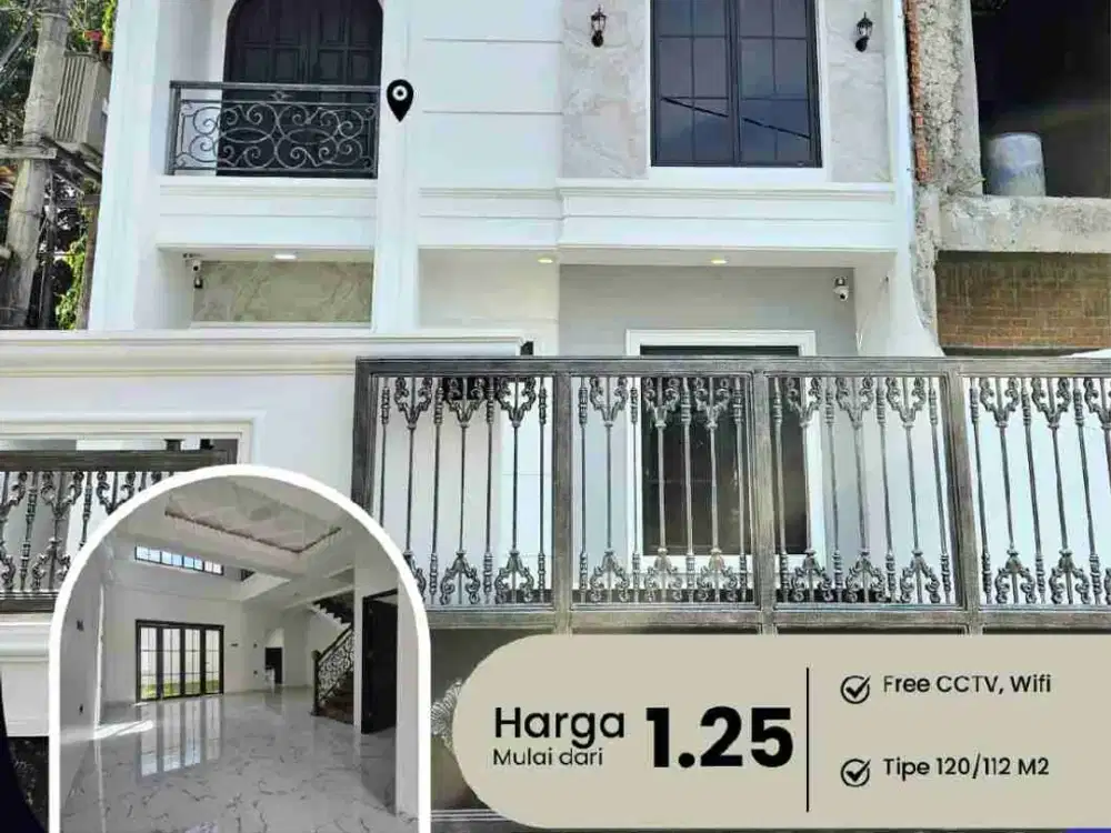 DI JULA RUMAH 2 LANTAI MEWAH  TERJANGKAU TENGAH KOTA SAMPING