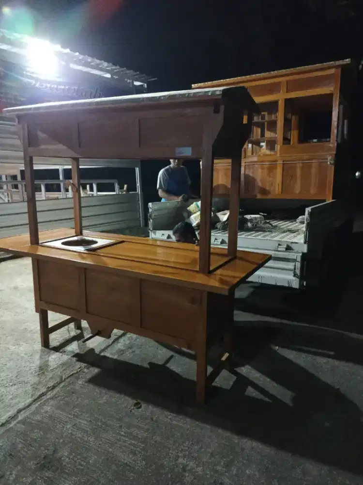 Sedia Gerobak Angkringan, Bakso Mie Ayam, Bubur, Sate, Soto, Pecel dll