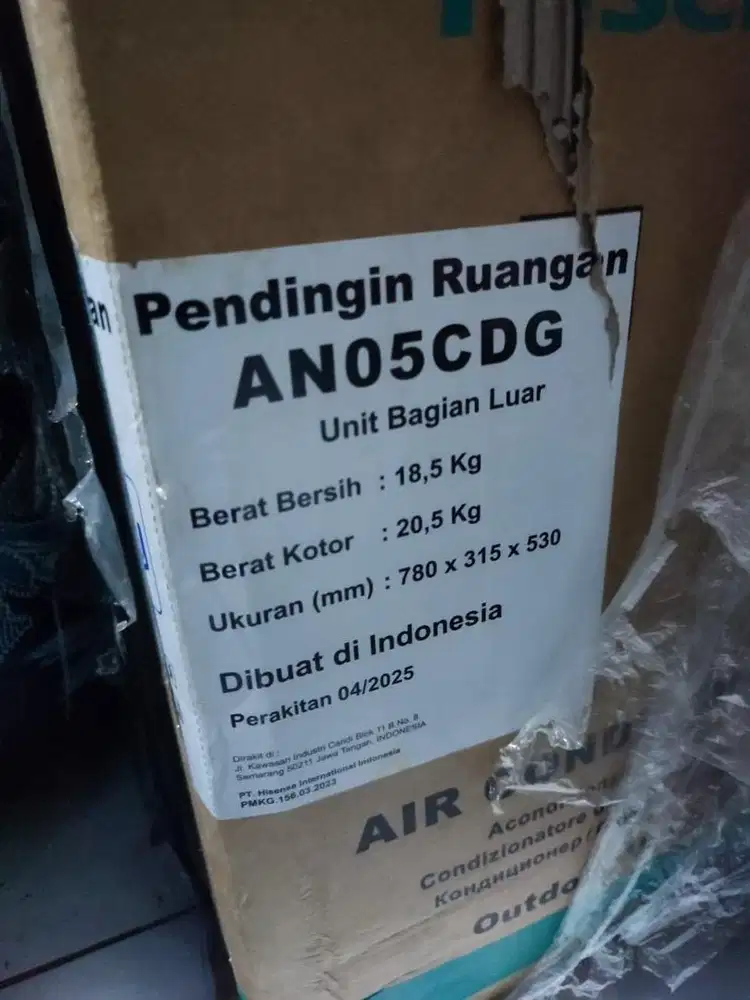 AC Hisense 1/2pk NEW