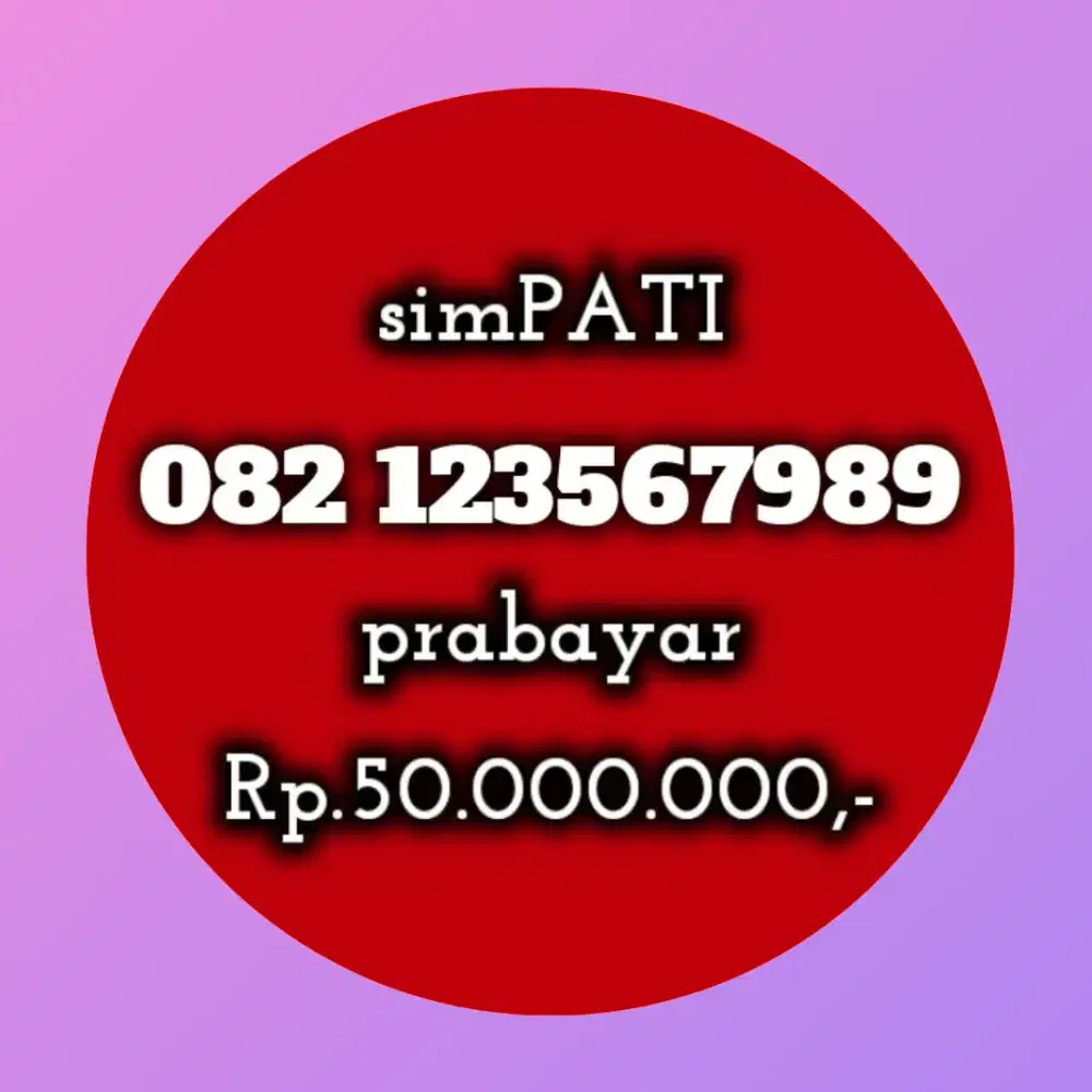 NOMOR CANTIK SIMPATI 23567989