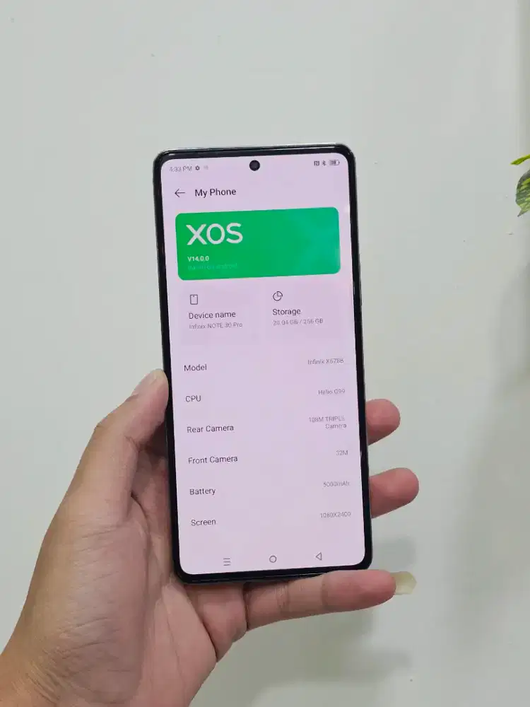 Infinix note 30 pro 8/256 lengkap