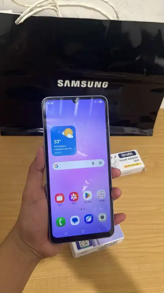 Jual rugi BU  siapa cepat samsung A07 4G ram 4/64gb Ori fullset