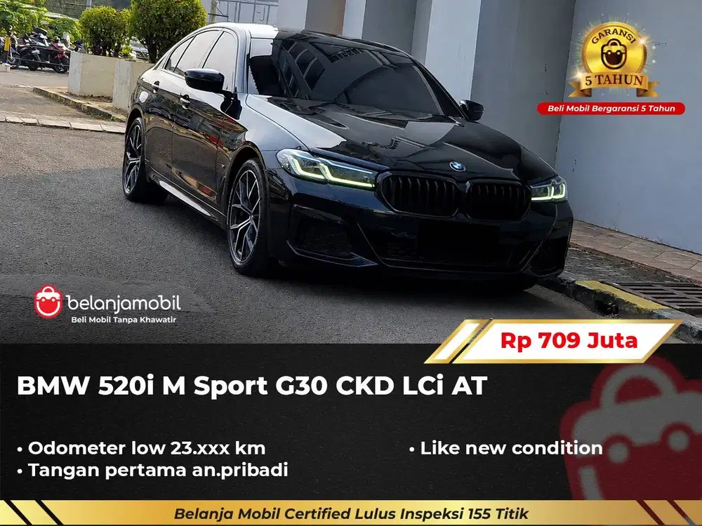 [ LOW KM ] BMW 520i 520 i M Sport G30 LCi AT 2023/2024