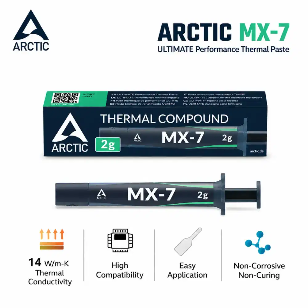ARCTIC MX-7 Ultimate Performance Thermal Paste Pasta CPU Processor VGA
