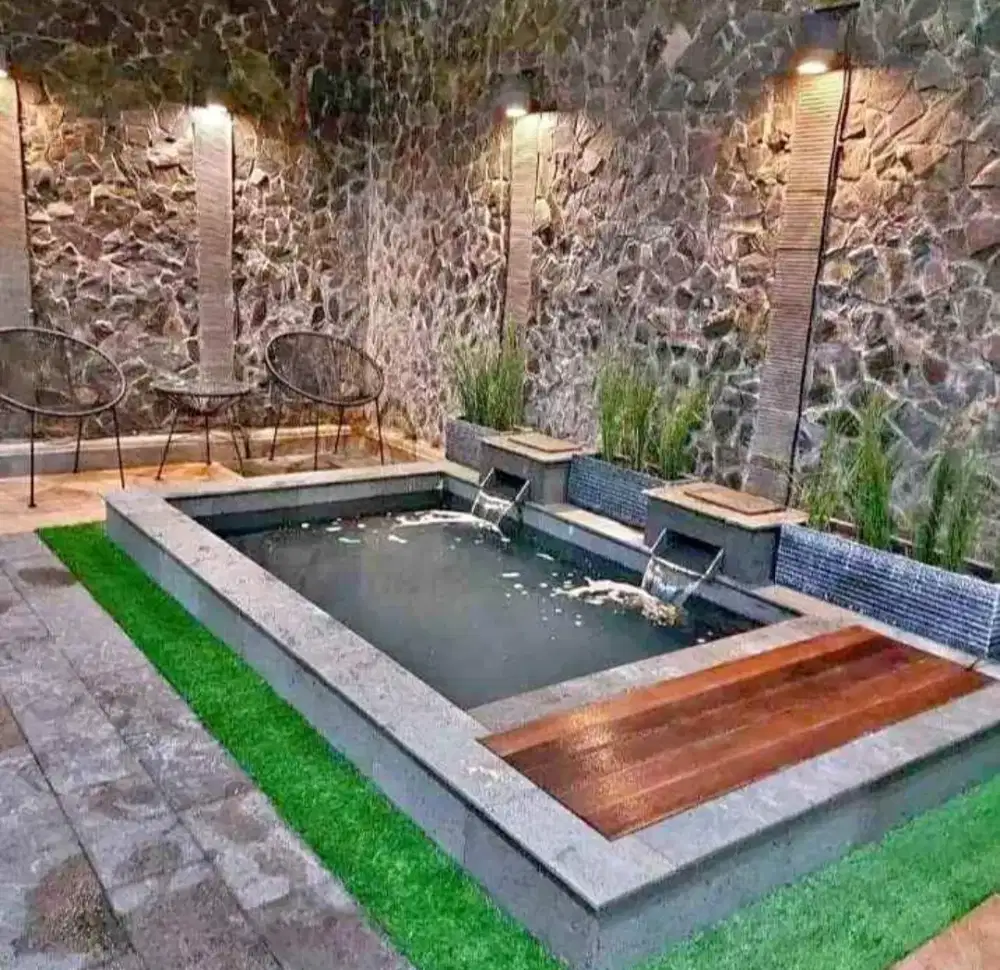 Kolam batu alam