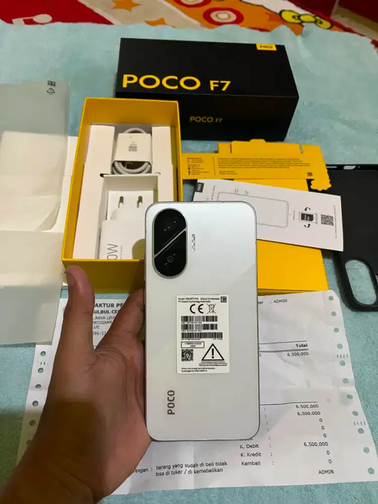 Poco f7 like new ram 12/512.baru 1bulan