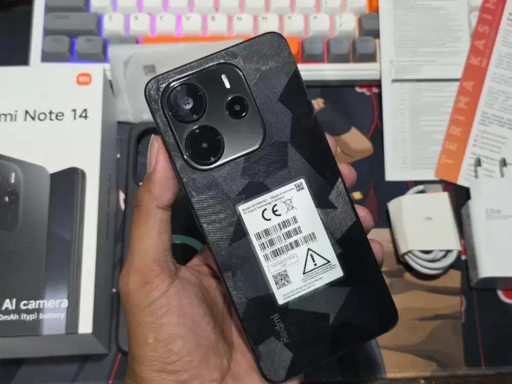 Redmi Note 14 Ram 8GB/256GB LikeNew Fullset BisaTT