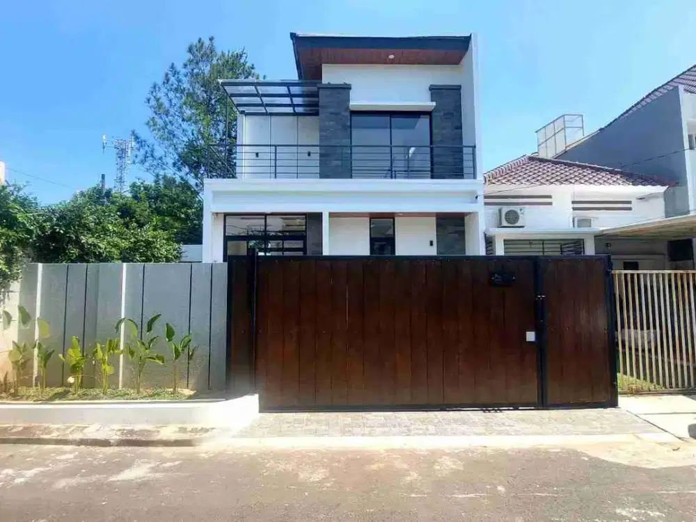 Rumah Baru 2 Lantai Minimlis Modern Dalam Komplek Graha Bintro Tangsel