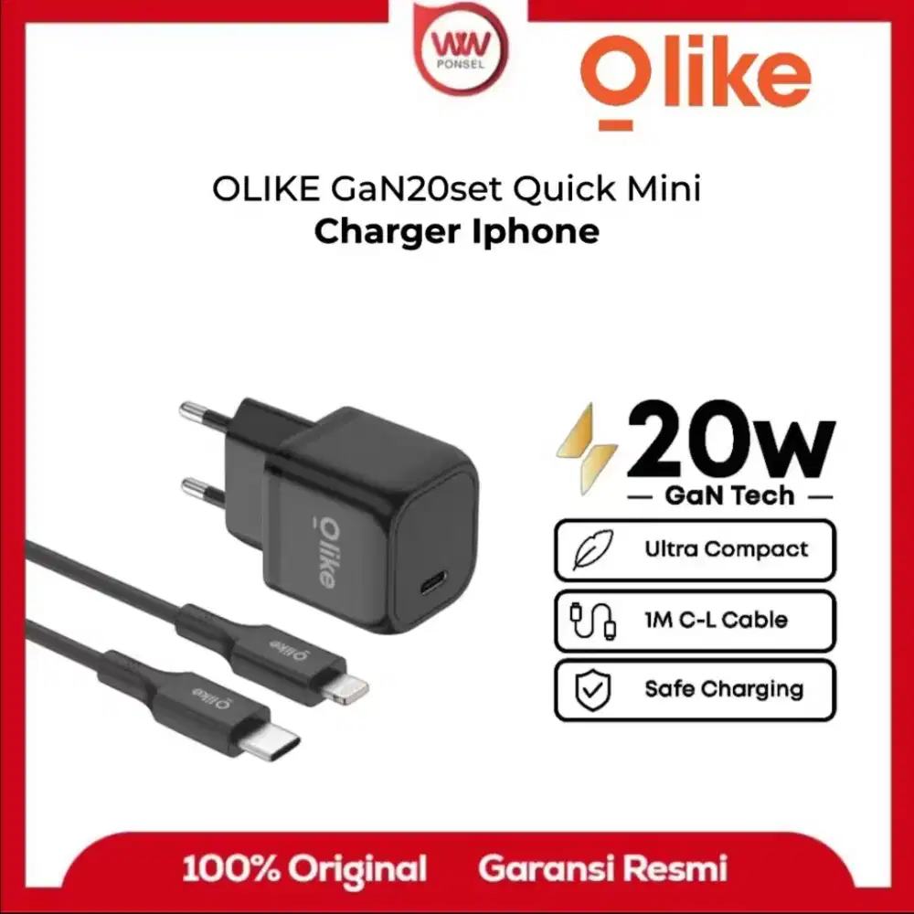 Adapter charger set Olike Gan20Set