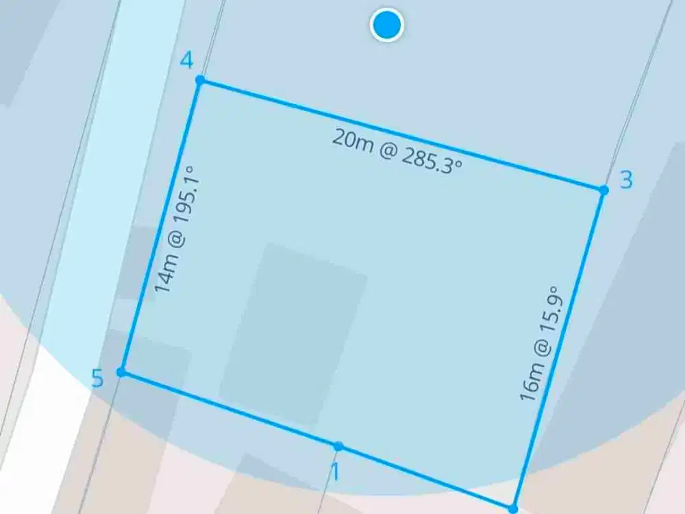 Tanah Premium Canggu Utara Lebar Depan 14 Meter