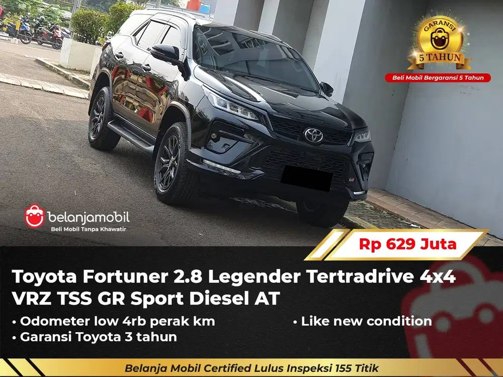 [ 4x4 ] Toyota Fortuner 2.8 Legender Tertradrive VRZ TSS GR 2025/2026