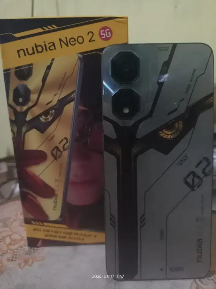Nubia Neo 2 5G Gaming 8/256GB Bekas Garansi Resmi Lengkap Mulus