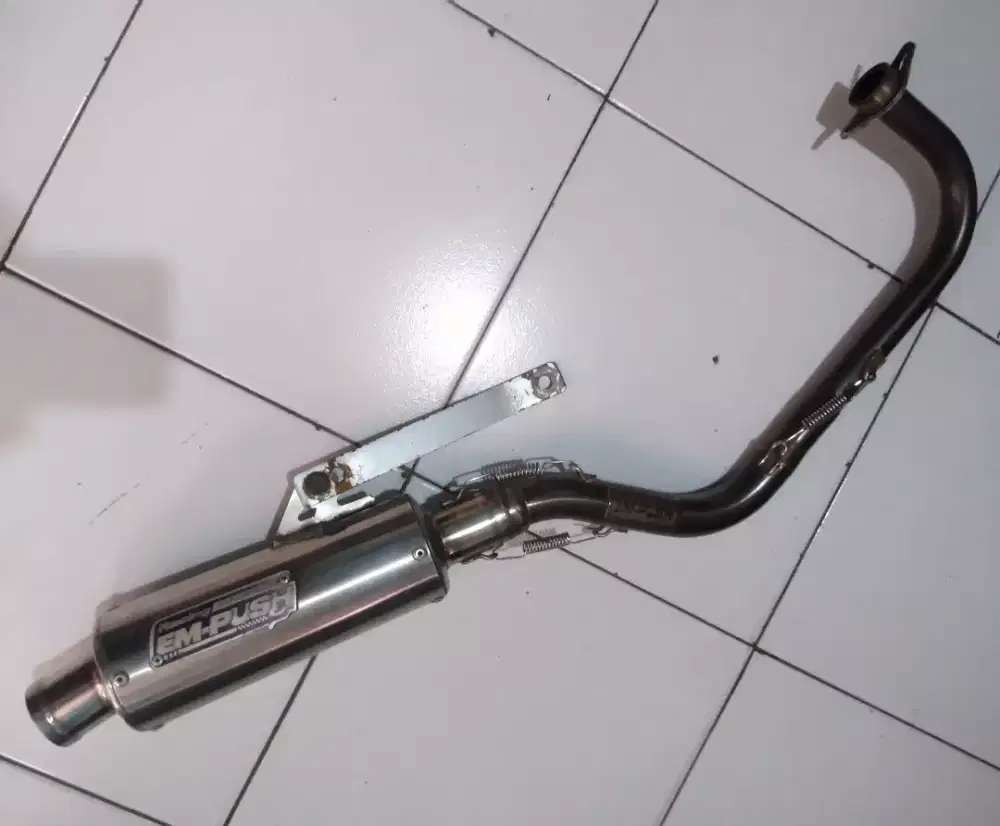 Knalpot Mio 5TL Empush inlet 38 Sarfull lokasi Pamulang