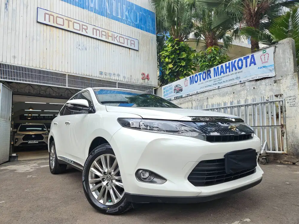 40 rb km Toyota Harrier 2.0 Advance 2016 nik 2015 putih white heater