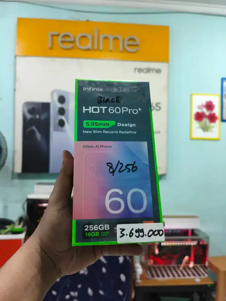 INFINIX HOT 60 PRO+ PLUS 8/256 NEW SEGEL PROMO TERMURAH