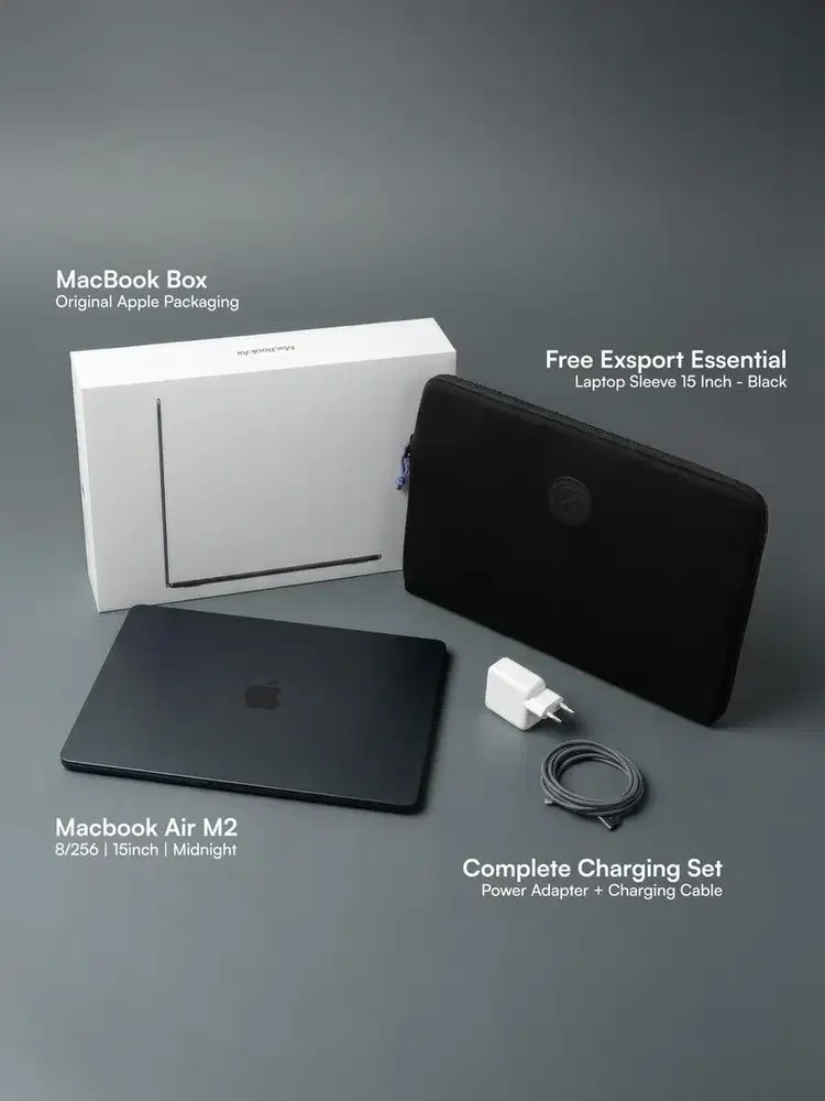 FOR SALE – MacBook Air M2 15 Inch Midnight