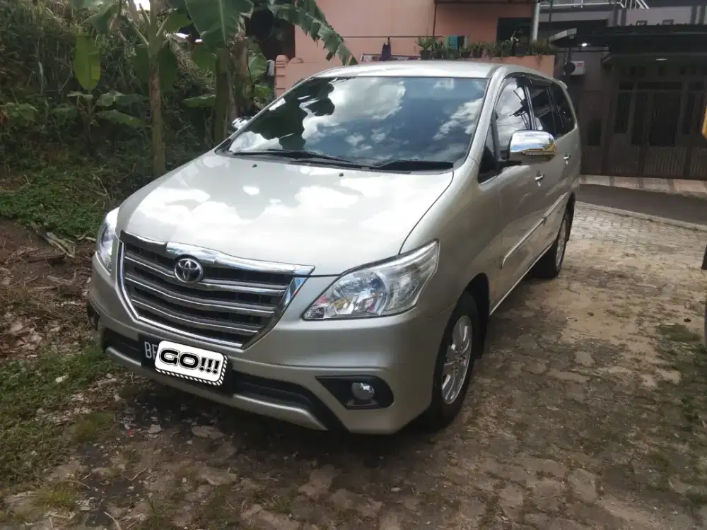 KIJANG INNOVA G 2.0 MT TAHUN 2014 ISTIMEWA NO PR TINGGAL PAKAI