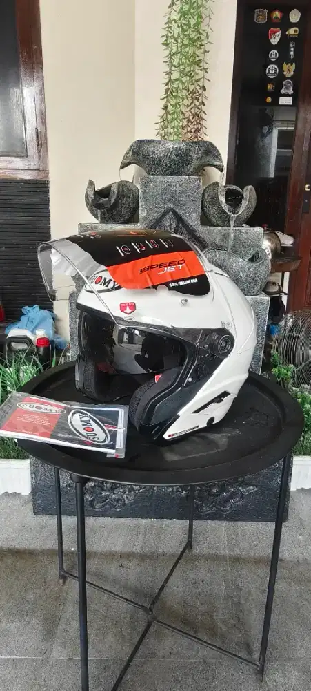 Helm Halfface Suomy Speed Jet Double Visor ( Like New )