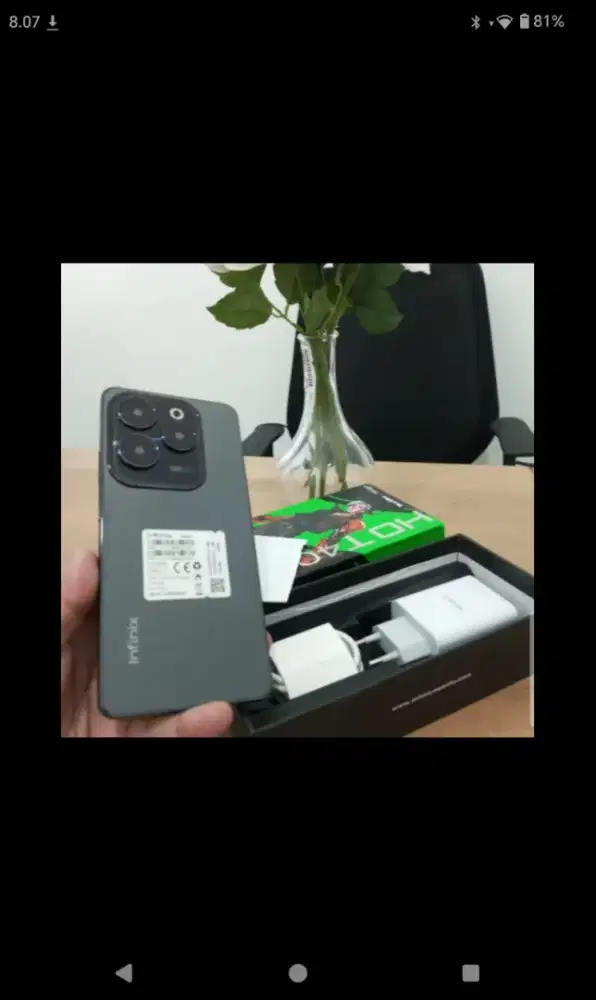 Di jual Infinix hot masih mulus baru dua bulan pemakaian jika berminat