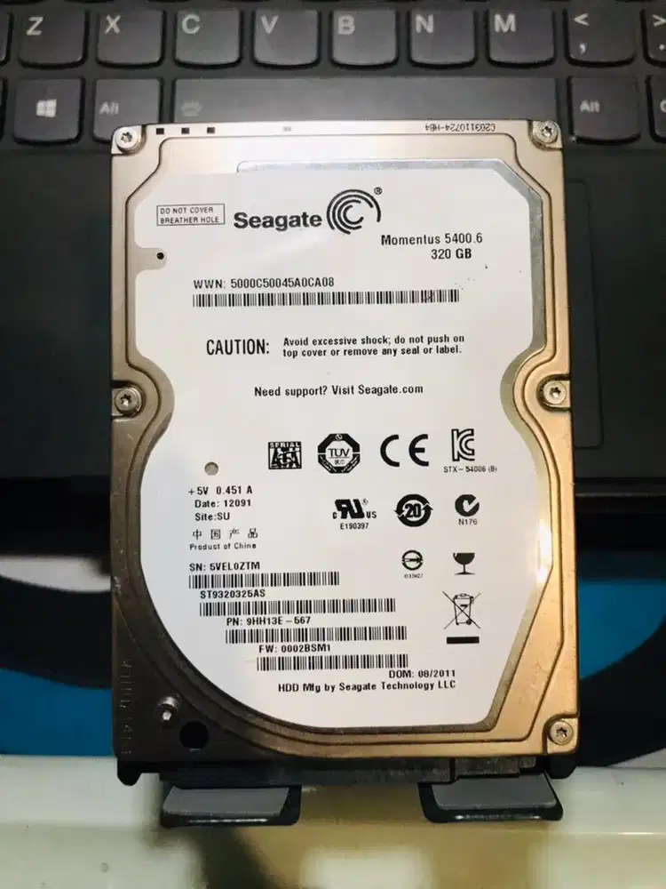 Harddisk Laptop 320GB Seagate Momentus 5400.6 (SATA 2.5)