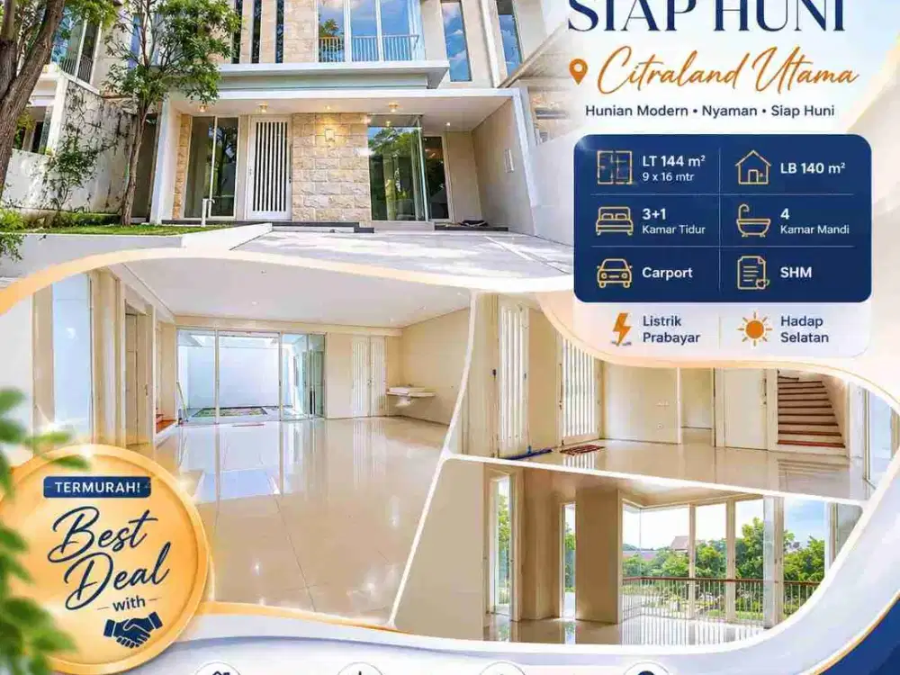Dijual Termurah New Gress House Minimalis Dekat Citraland Market