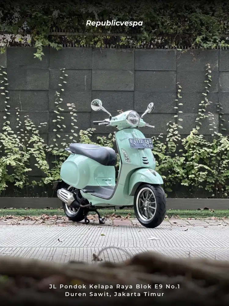 Piaggio Vespa PRIMAVERA S150 IGET ABS FACELIFT TAHUN 2021 WARNA GREEN