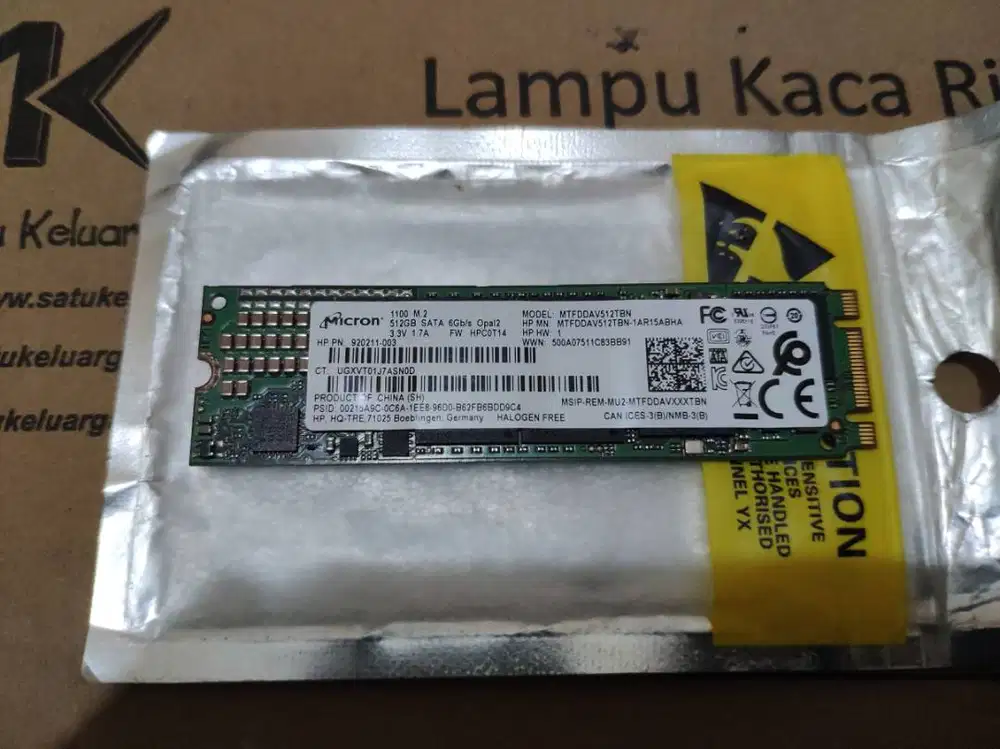 SSD Micron 1100 512GB M.2 2280 NGFF SATA Health Good