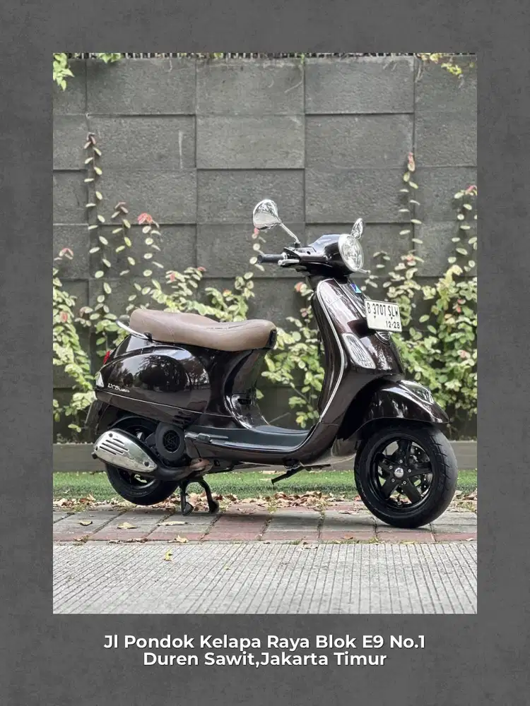 PIAGGIO VESPA LX150 3V IE Tahun 2013 WARNA COCO PERFECT CONDITION